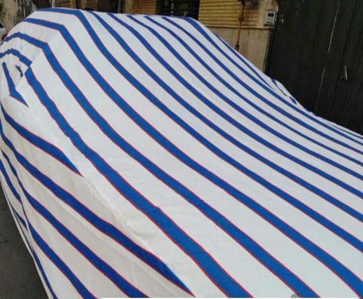 چادر ماشین برزنتی نخی مقاوم به آفتاب با ضخامت خیلی خوب مخصوص سمند